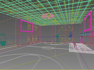 basketball gym 013 3D 모델