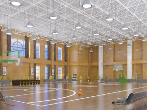 बास्केटबॉल जिम 014 3D मॉडल