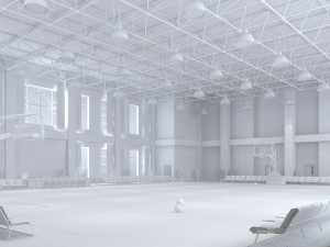 basketball gym 014 Modelo 3D