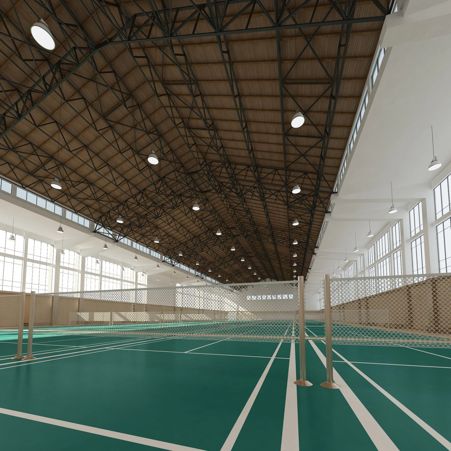 basketball gym 015 3D Model .c4d .max .obj .3ds .fbx .stl .blend