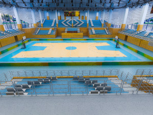 basketball gym 015 Modelo 3D