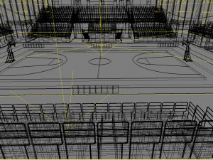basketball gym 015 Modelo 3D