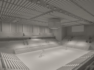 basketball gym 019 3D Model