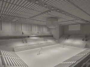 basketball gym 019 3D Model