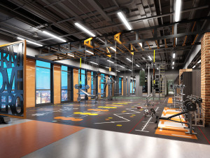gym space 05 3Dモデル