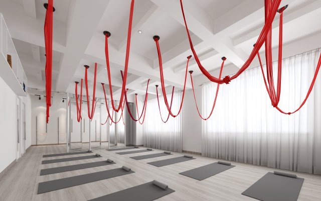 gym space 06 3D Модель .c4d .max .obj .3ds .fbx .stl .blend 