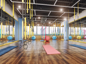 gym space 08 3D 모델
