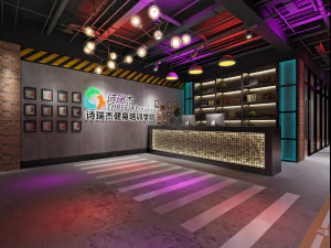 тренажерный зал 12 3D Модель