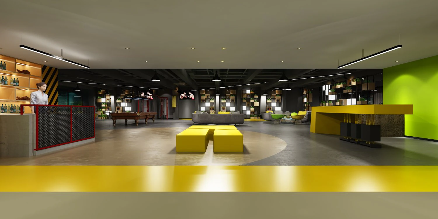 gym space 12 3D Model .c4d .max .obj .3ds .fbx .stl .blend 