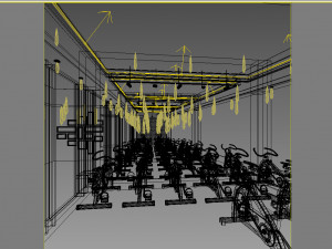 gym space 15 3D Model