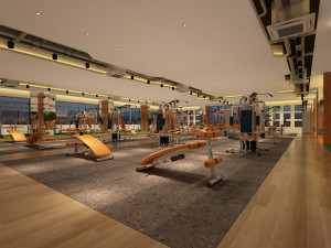 gym space 16 3D 模型
