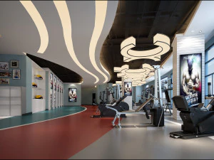 тренажерный зал 20 3D Модель