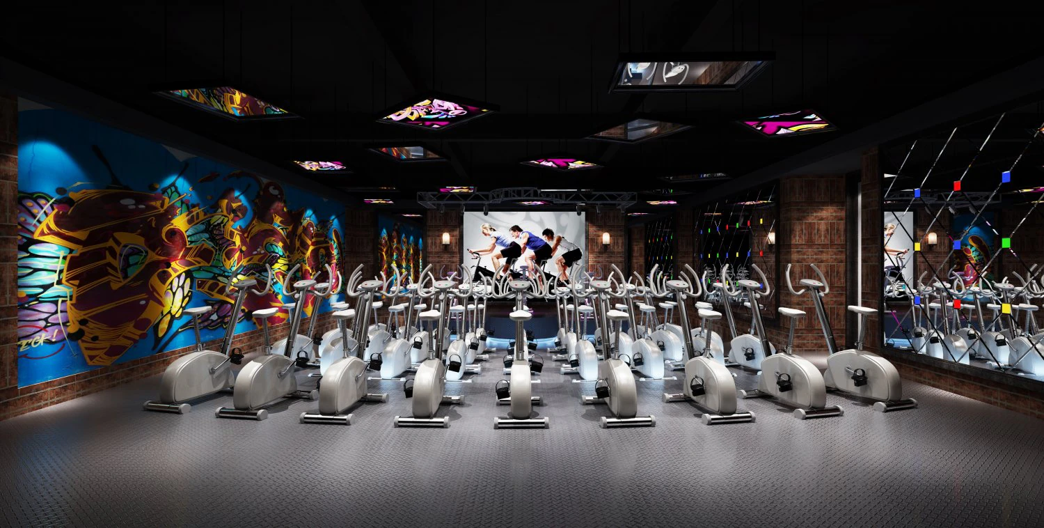 gym space 22 3D Model .c4d .max .obj .3ds .fbx .stl .blend
