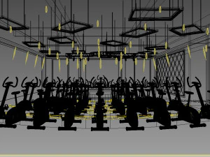 gym space 22 3D Model
