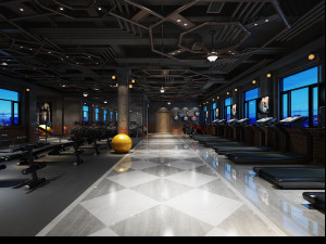 gym space 23 Model 3D