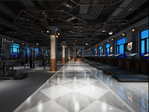 gym space 24 3D Model