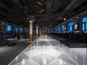 тренажерный зал 24 3D Модель