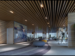 gym space 25 3D Model