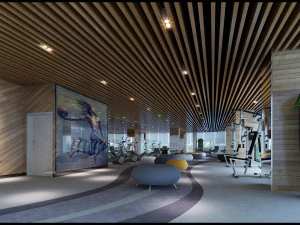 espace gym 25 Modèle 3D