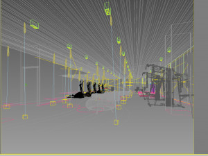 gym space 25 3D 모델
