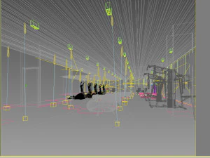 gym space 25 3D Model