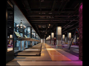 тренажерный зал 31 3D Модель