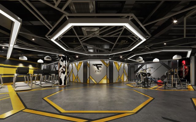 gym space 33 3Dモデル .c4d .max .obj .3ds .fbx .stl .blend 