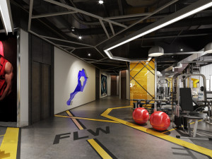gym space 33 3Dモデル