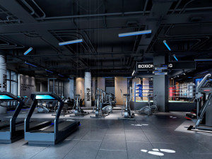 gym space 34 3Dモデル