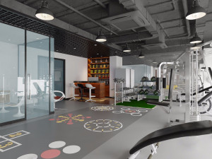 gym space 35 Model 3D