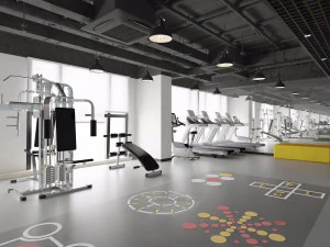 gym space 35 3D Model