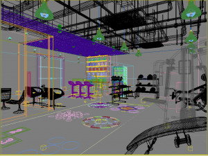 gym space 35 3D Model