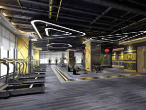 тренажерный зал 36 3D Модель