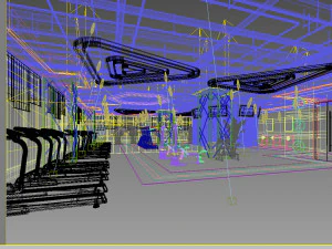 gym space 36 3D Model
