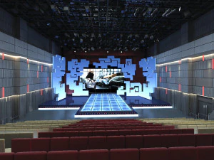 salle d'auditorium 001 Modèle 3D