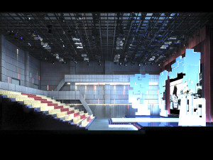 auditorium room 001 Model 3D