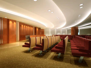 ruang auditorium 007 Model 3D