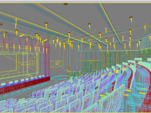 auditorium room 008 3D Model