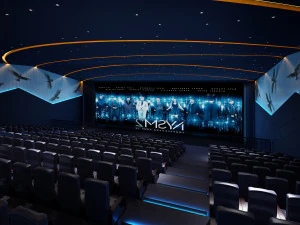 spazio cinematografico 001 Modello 3D