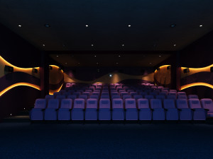 cinema space 006 Modello 3D
