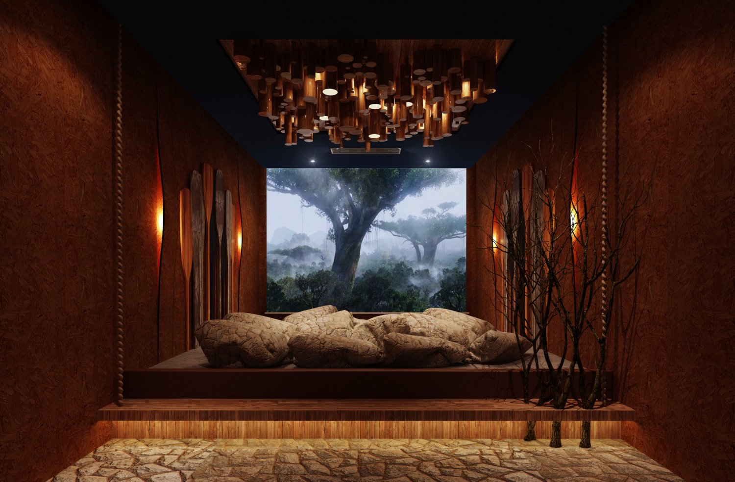 3d model cinema. Space Cinema.