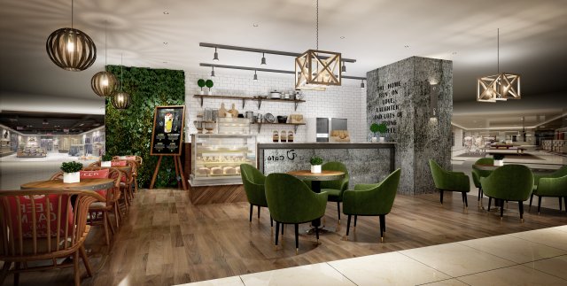 coffee kiosk 001 3Dモデル .c4d .max .obj .3ds .fbx .stl .blend 