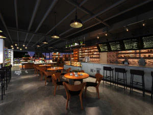 कॉफ़ी कियॉस्क 00 3D मॉडल