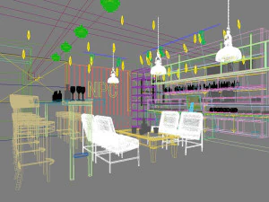 coffee kiosk 010 3D Model