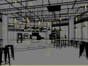 coffee kiosk 011 Modelo 3D