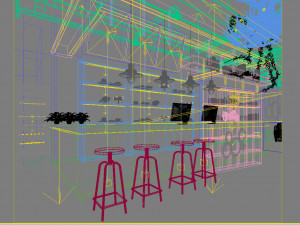 coffee kiosk 012 3D Model