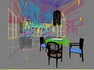 coffee kiosk 013 3D Model