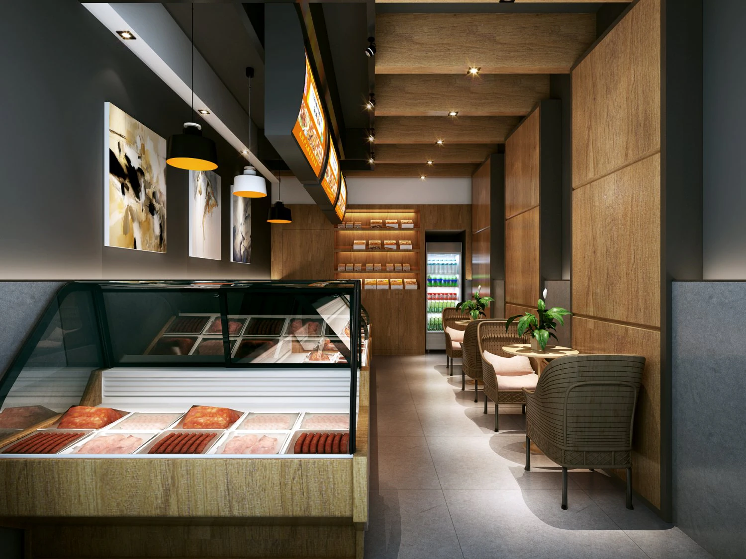 coffee kiosk 015 3D Model .c4d .max .obj .3ds .fbx .stl .blend