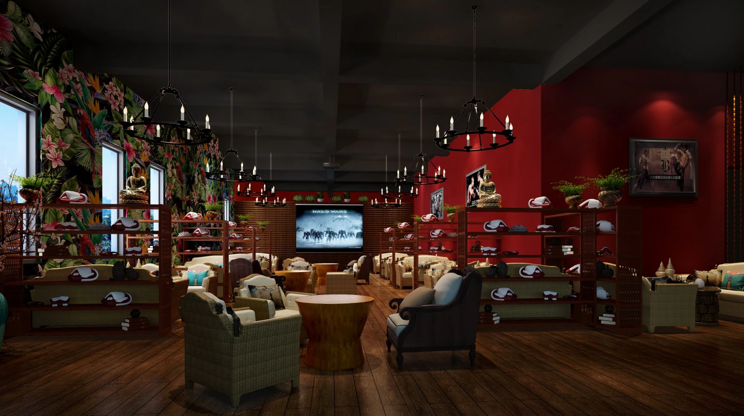 coffee kiosk 018 3D Model .c4d .max .obj .3ds .fbx .stl .blend 