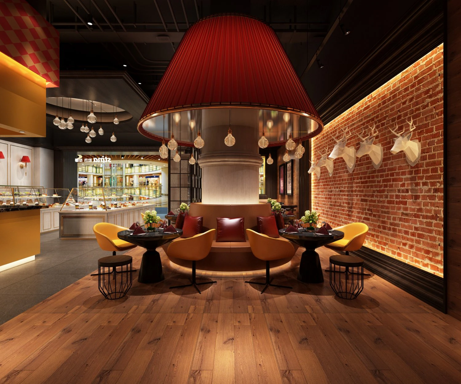 coffee kiosk 020 3D Model .c4d .max .obj .3ds .fbx .stl .blend 
